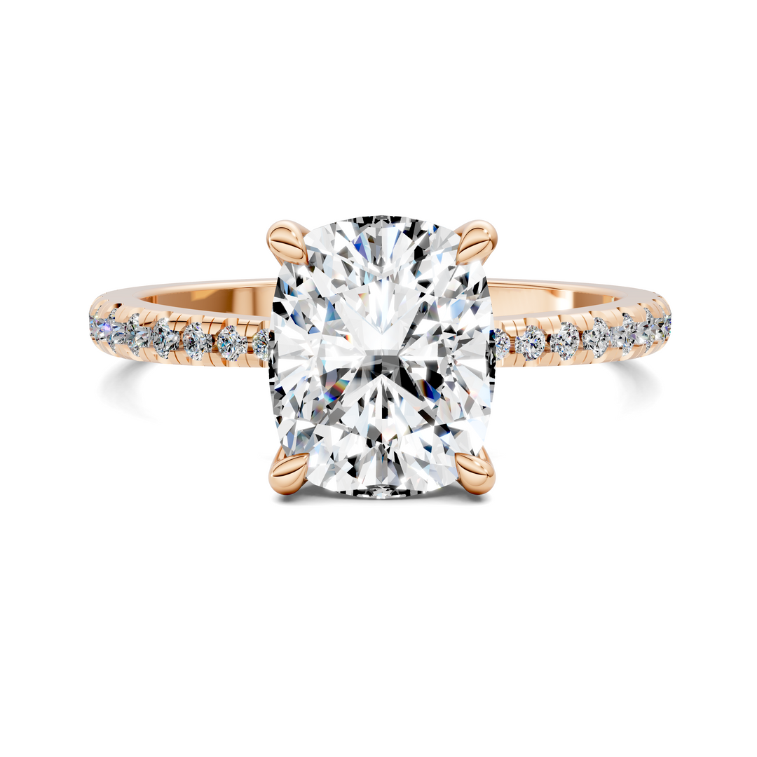 Connie Floral Basket Pavé Ring
