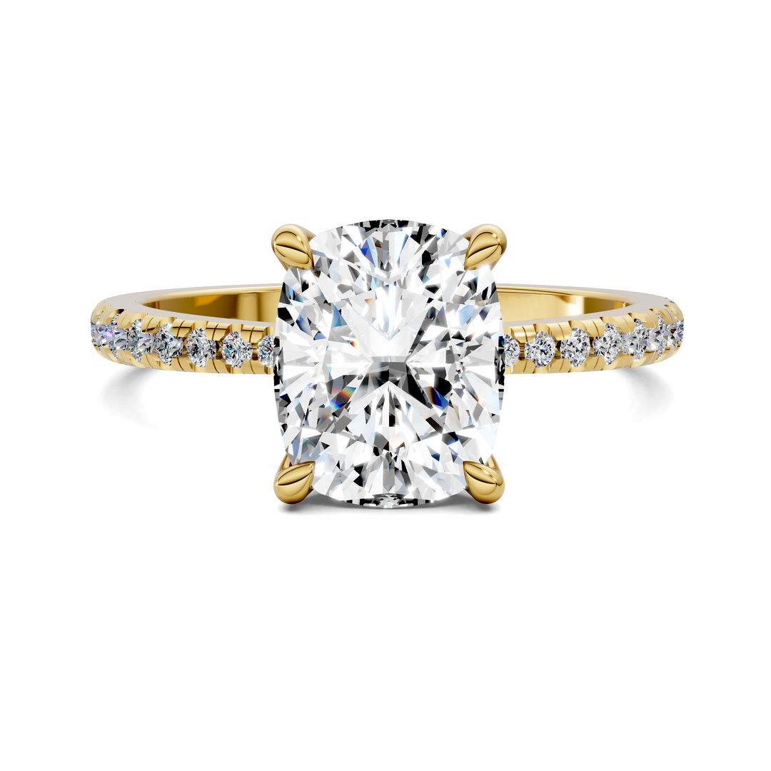 Connie Floral Basket Pavé Ring