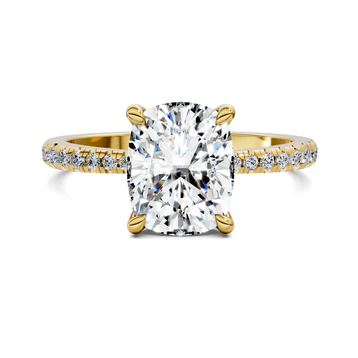 Connie Floral Basket Pavé Ring