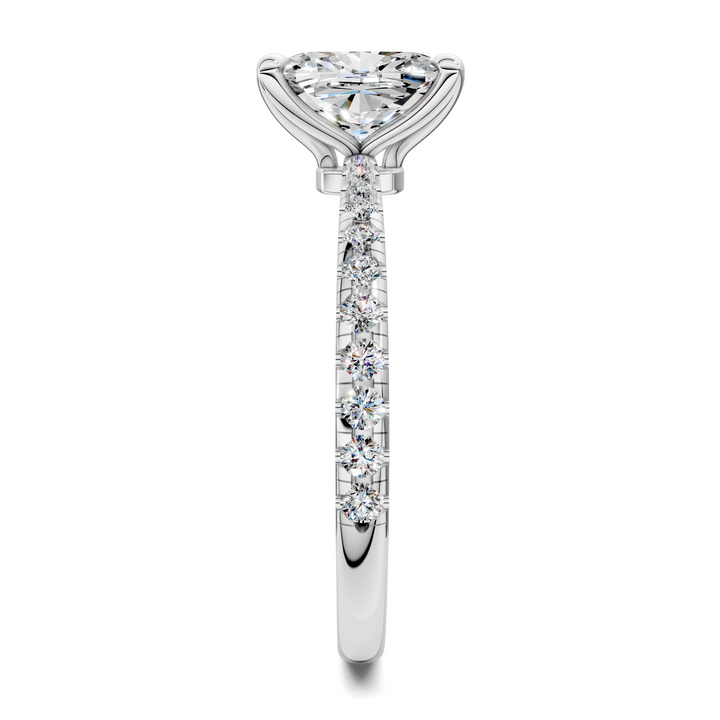 Connie Floral Basket Pavé Ring