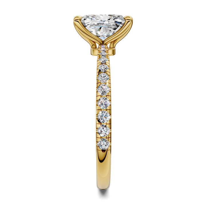 Connie Floral Basket Pavé Ring
