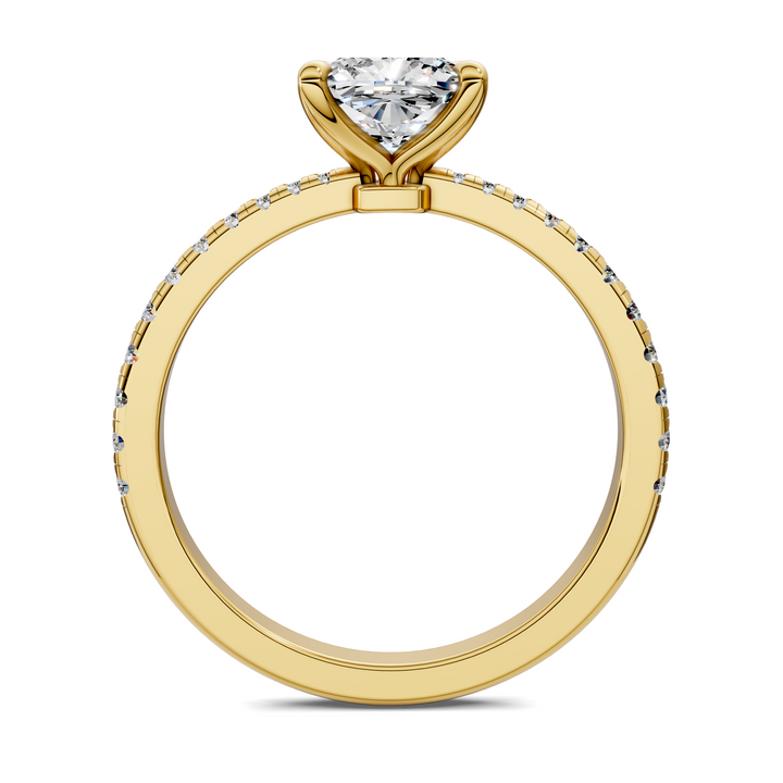 Connie Floral Basket Pavé Ring