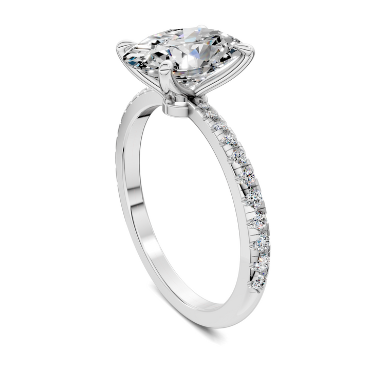 Connie Floral Basket Pavé Ring