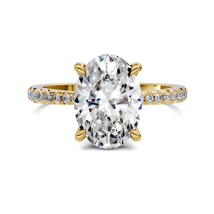 Connie Floral Basket Pavé Ring