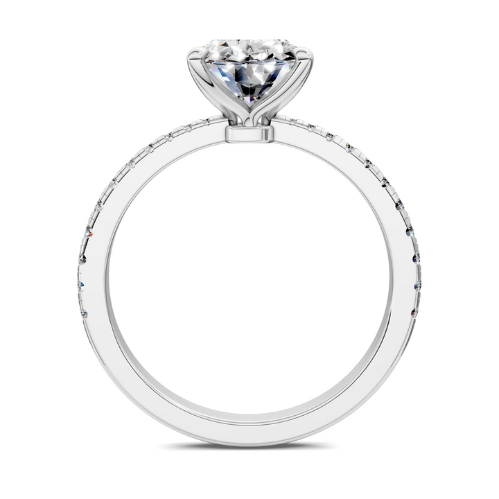 Connie Floral Basket Pavé Ring