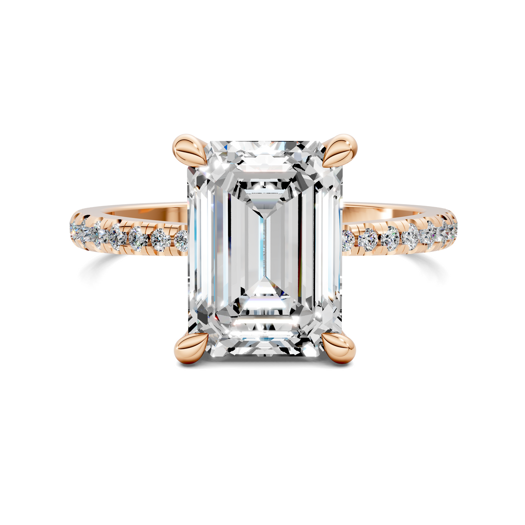 Connie Floral Basket Pavé Ring