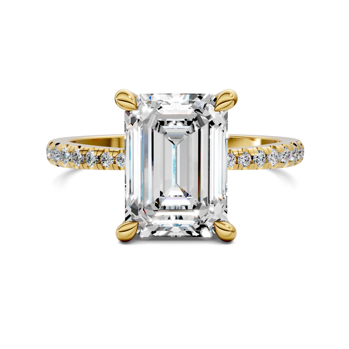 Connie Floral Basket Pavé Ring