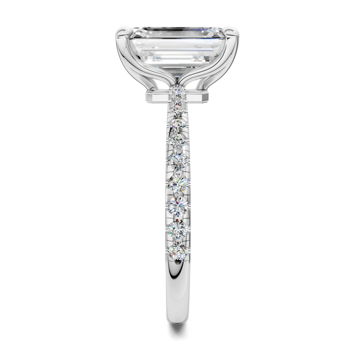 Connie Floral Basket Pavé Ring