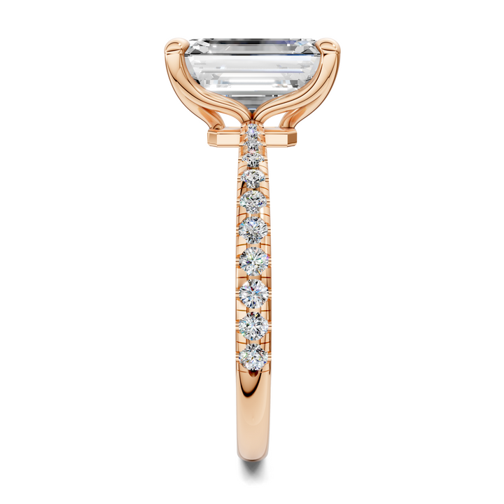 Connie Floral Basket Pavé Ring