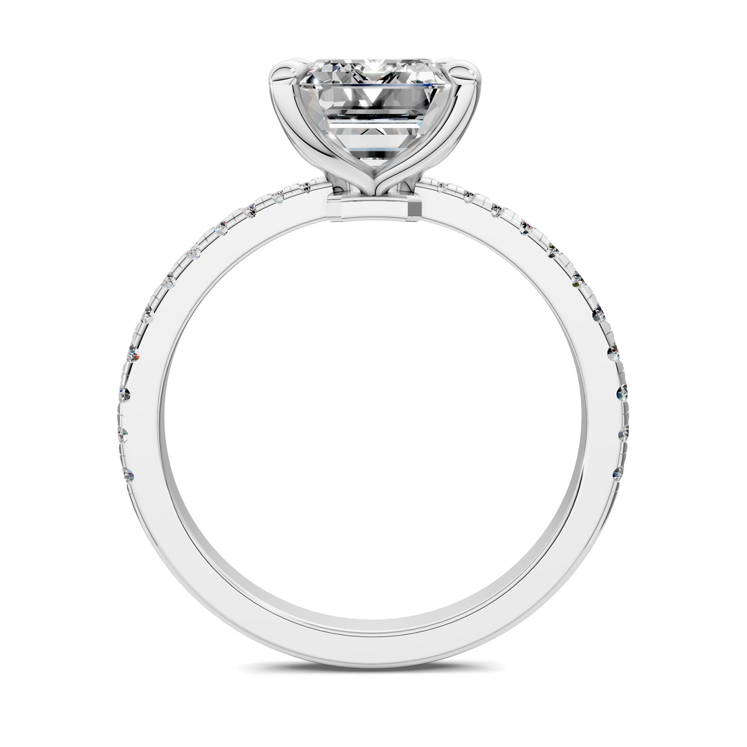Connie Floral Basket Pavé Ring