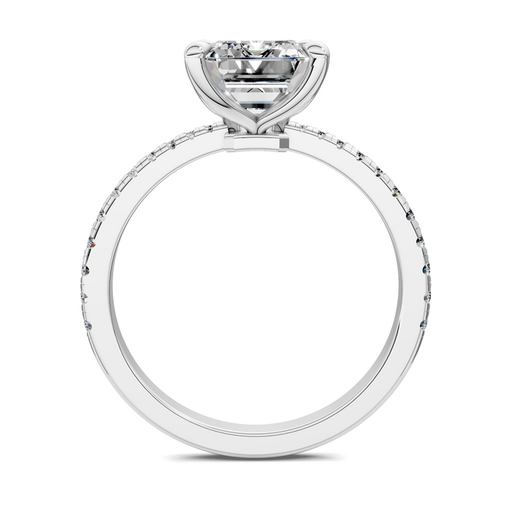 Connie Floral Basket Pavé Ring