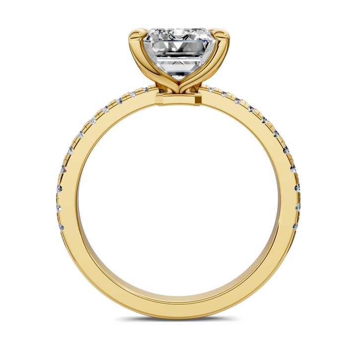 Connie Floral Basket Pavé Ring