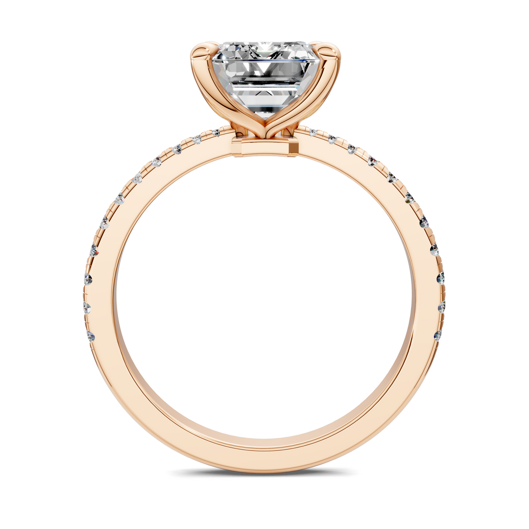 Connie Floral Basket Pavé Ring
