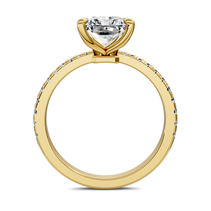 Connie Floral Basket Pavé Ring