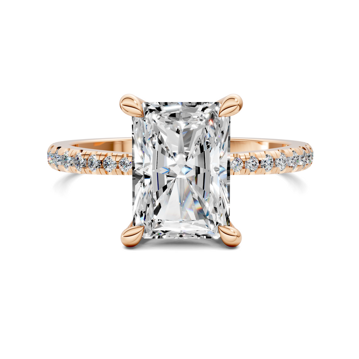 Connie Floral Basket Pavé Ring