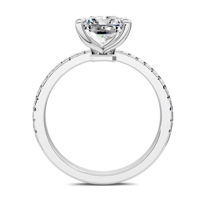 Connie Floral Basket Pavé Ring