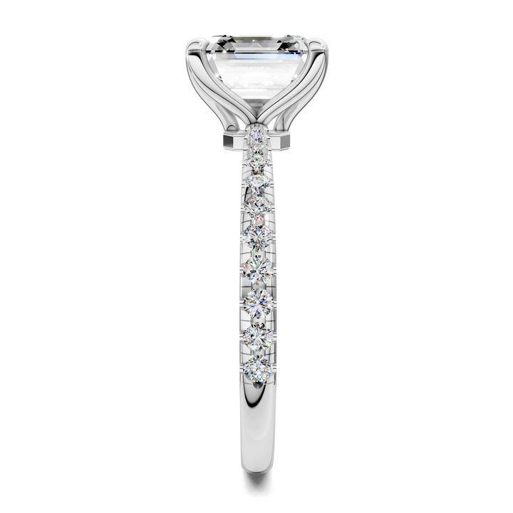 Connie Floral Basket Pavé Ring