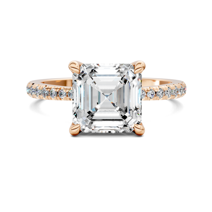 Connie Floral Basket Pavé Ring Setting