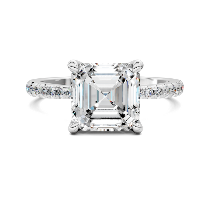 Connie Floral Basket Pavé Ring
