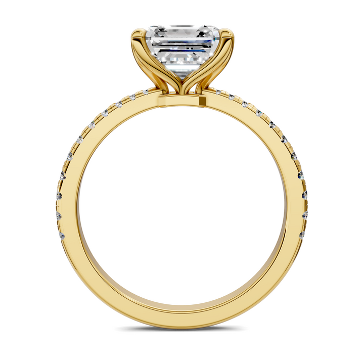 Connie Floral Basket Pavé Ring