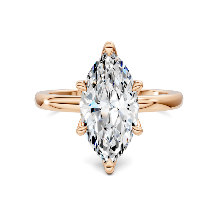 Rita Floral Basket Hidden Halo Ring