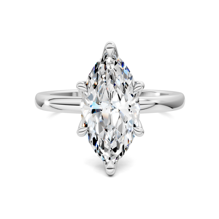 Rita Floral Basket Hidden Halo Ring