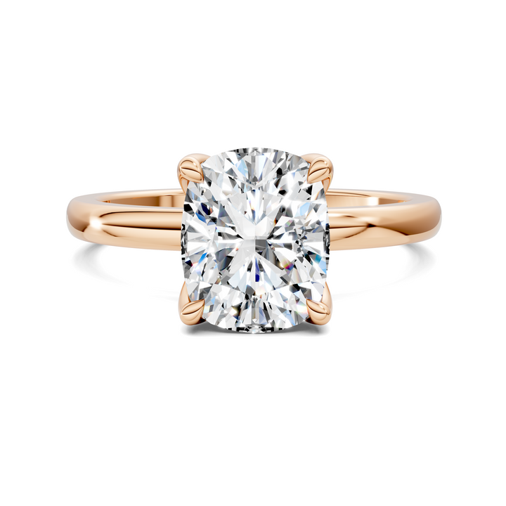 Rita Floral Basket Hidden Halo Ring