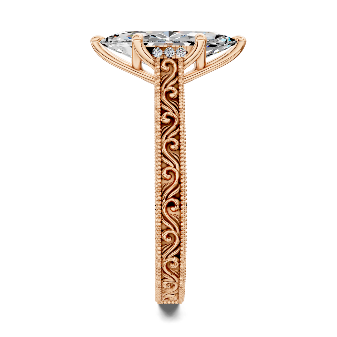 Jill Vintage Vine Ring