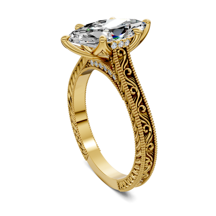 Jill Vintage Vine Ring