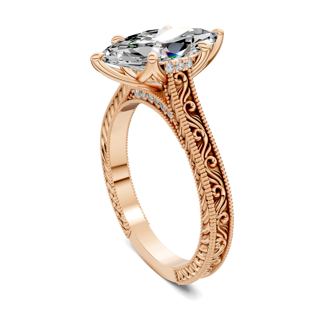 Jill Vintage Vine Ring