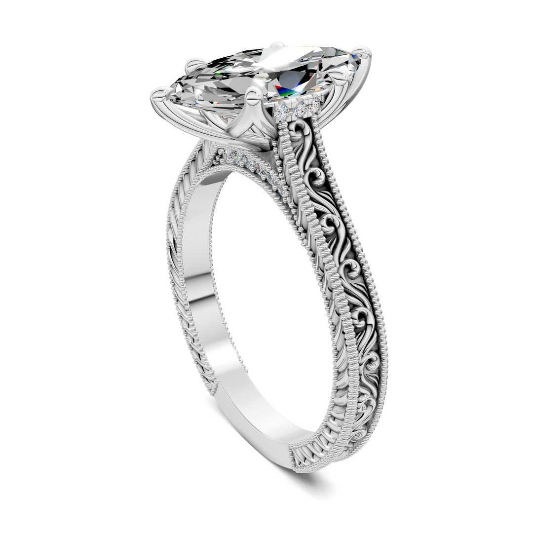 Jill Vintage Vine Ring