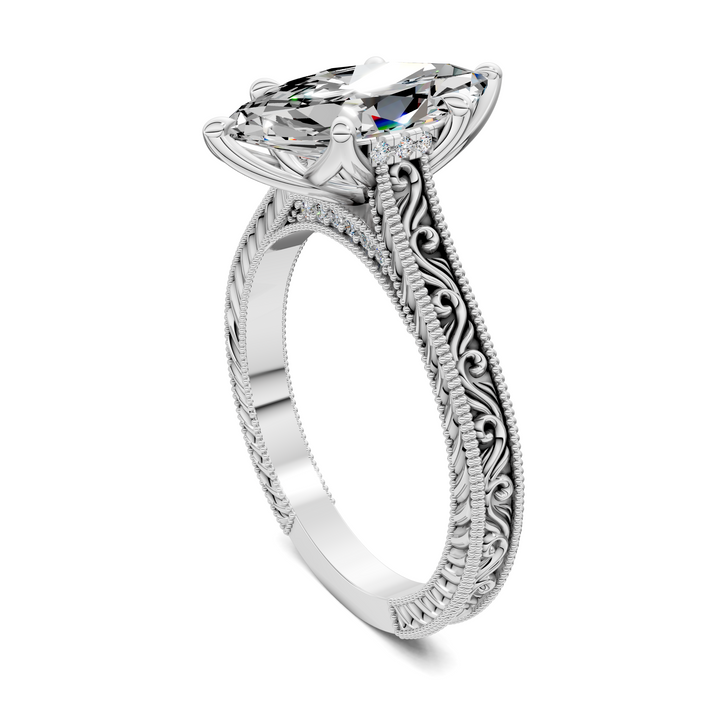 Jill Vintage Vine Ring