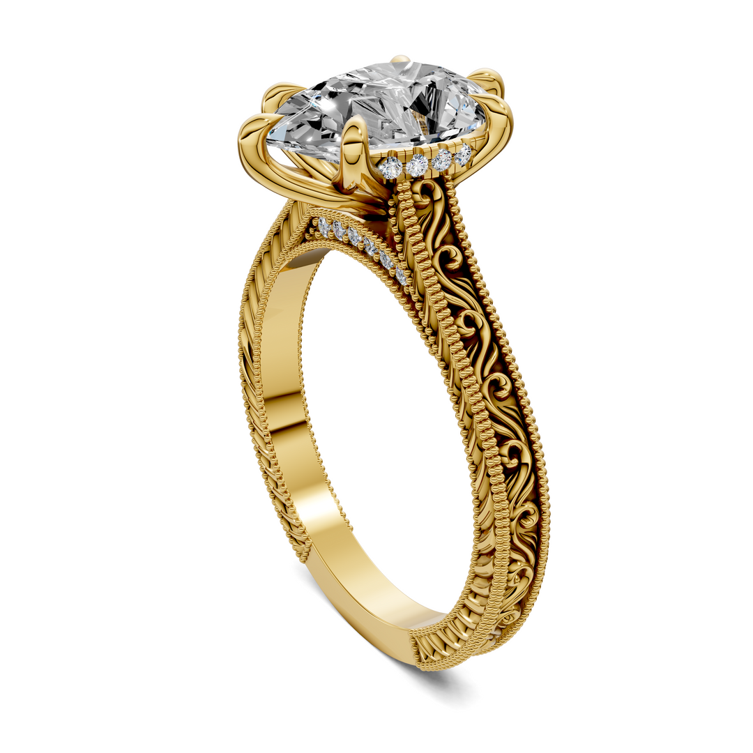 Jill Vintage Vine Ring