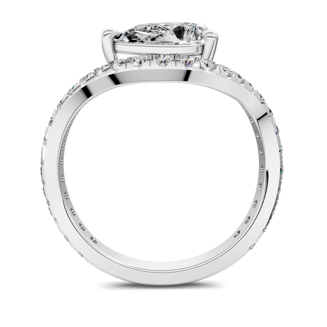 Lakeisha East-West Pavé Ring