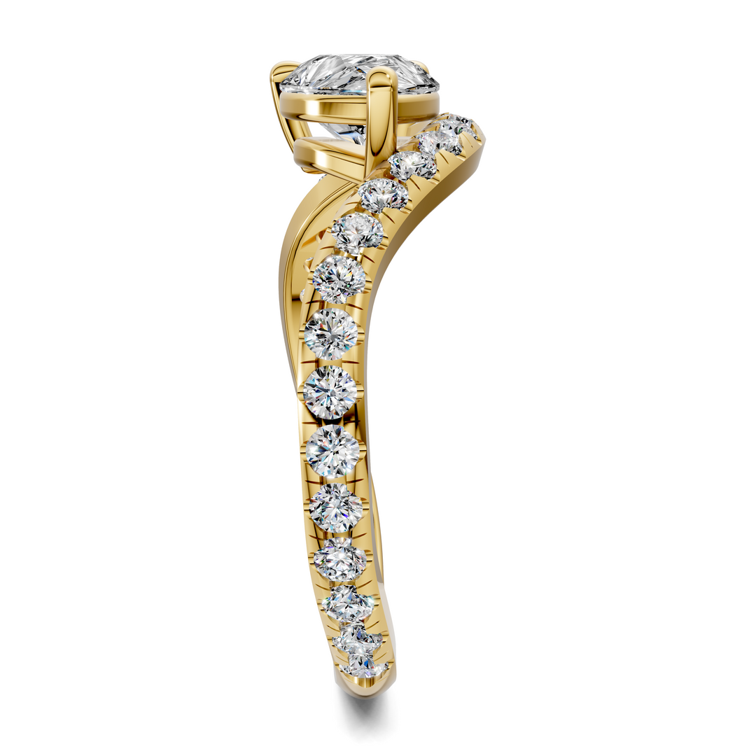 Lakeisha East-West Pavé Ring