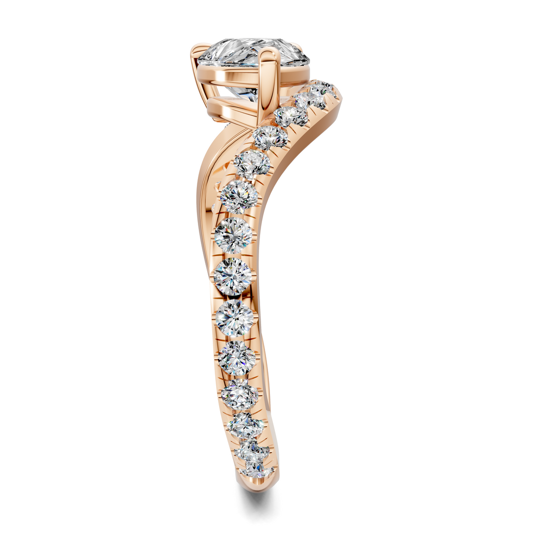 Lakeisha East-West Pavé Ring