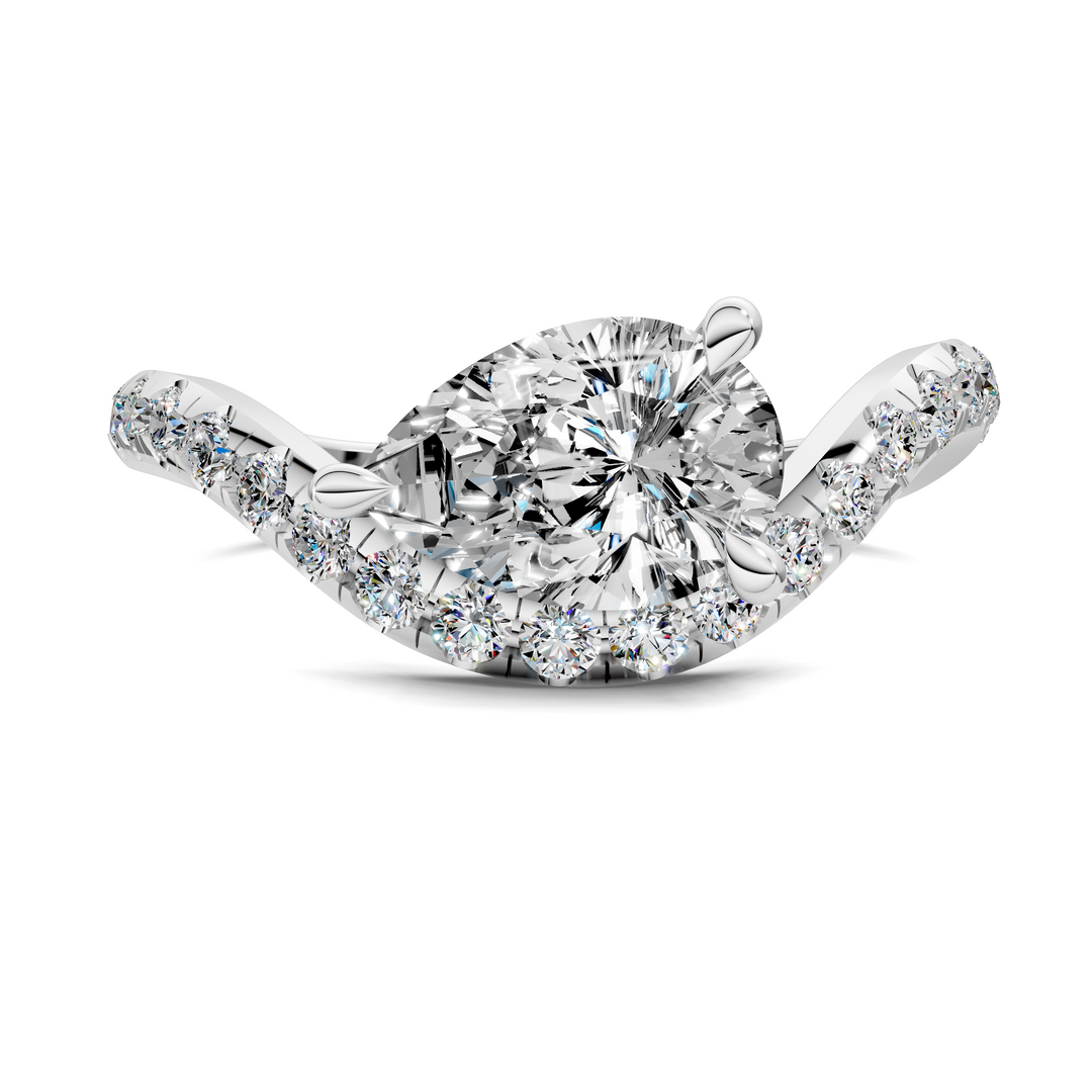 Lakeisha East-West Pavé Ring