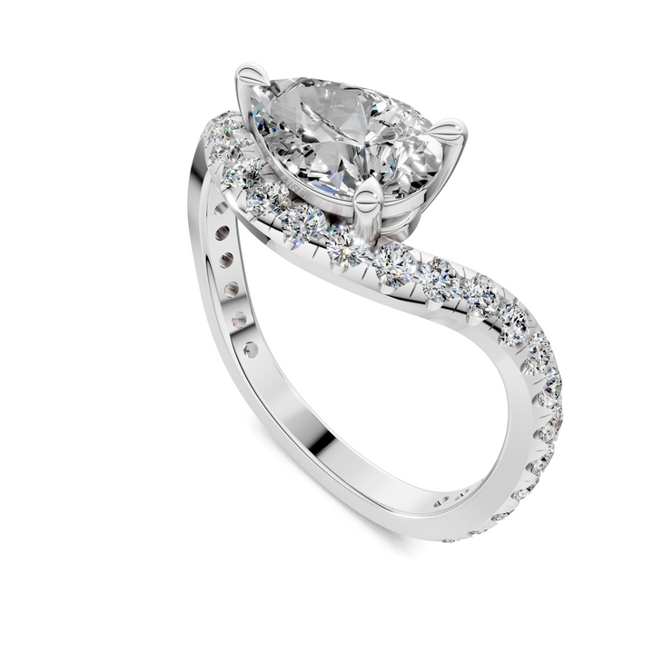 Lakeisha East-West Pavé Ring