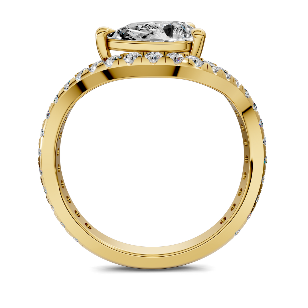 Lakeisha East-West Pavé Ring