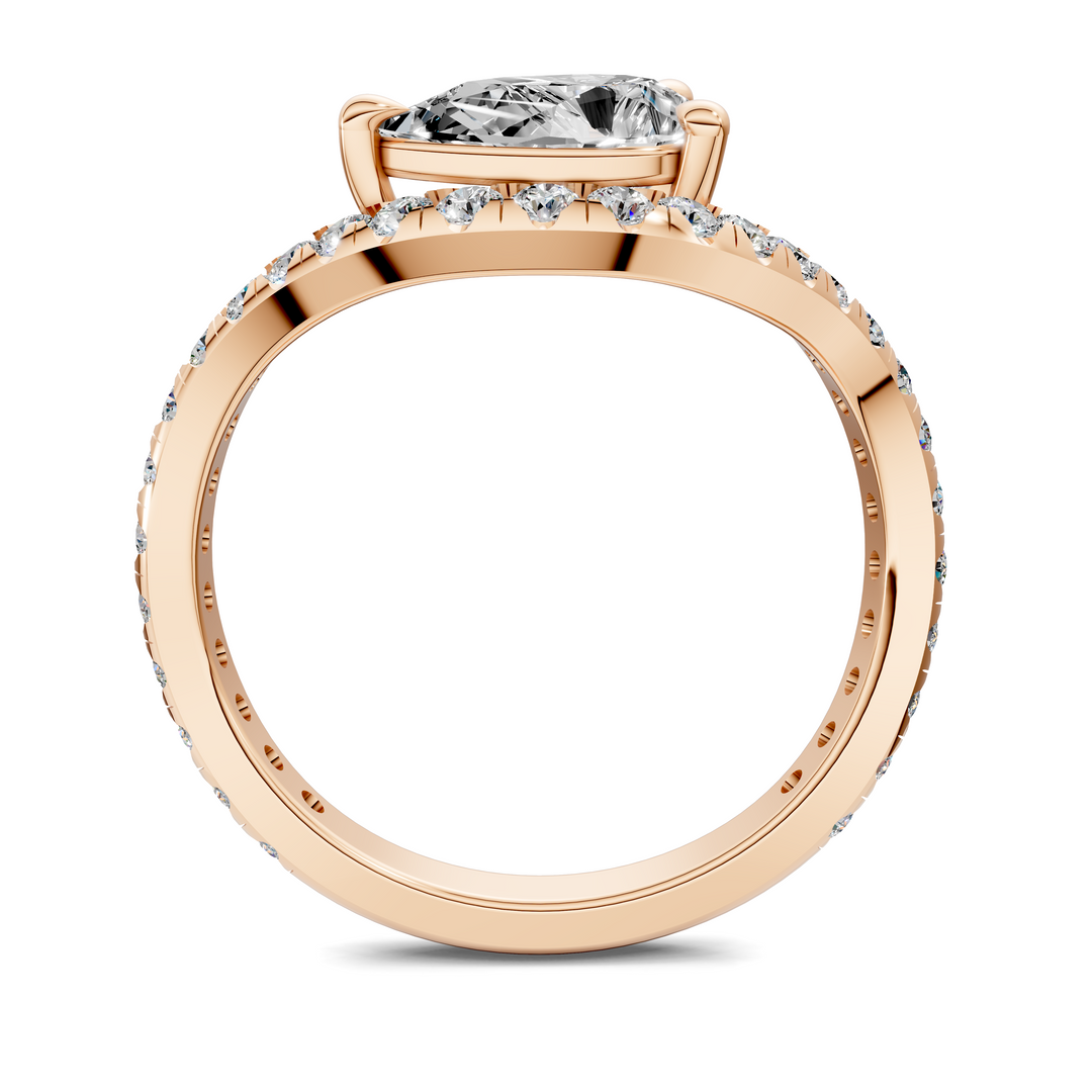 Lakeisha East-West Pavé Ring