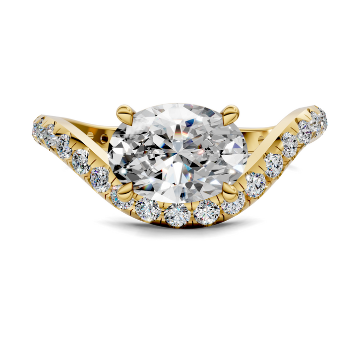 Lakeisha East-West Pavé Ring