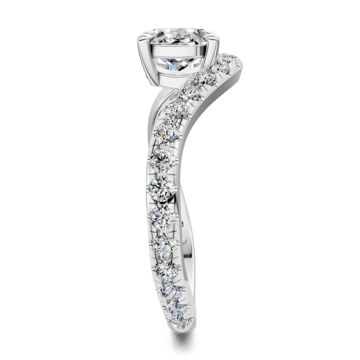 Lakeisha East-West Pavé Ring