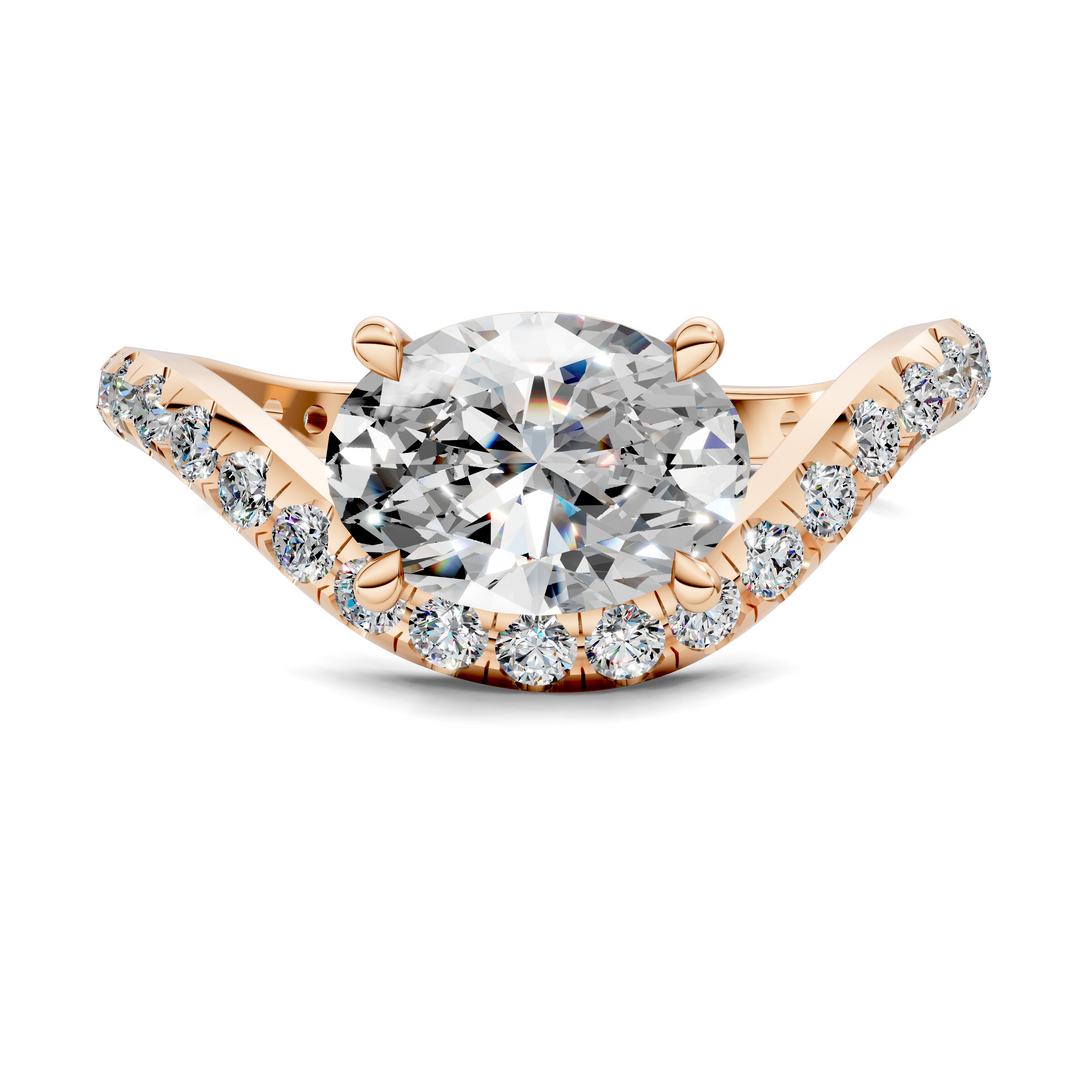 Lakeisha East-West Pavé Ring
