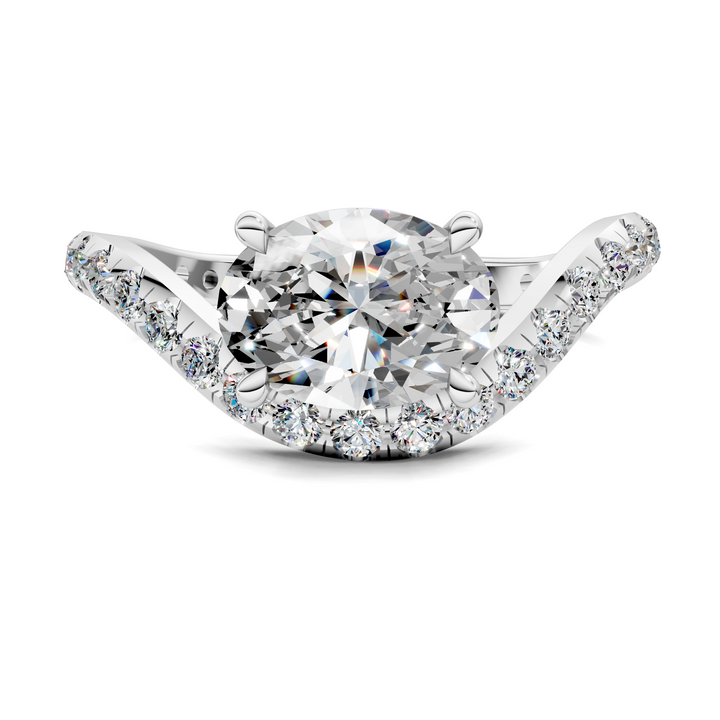 Lakeisha East-West Pavé Ring
