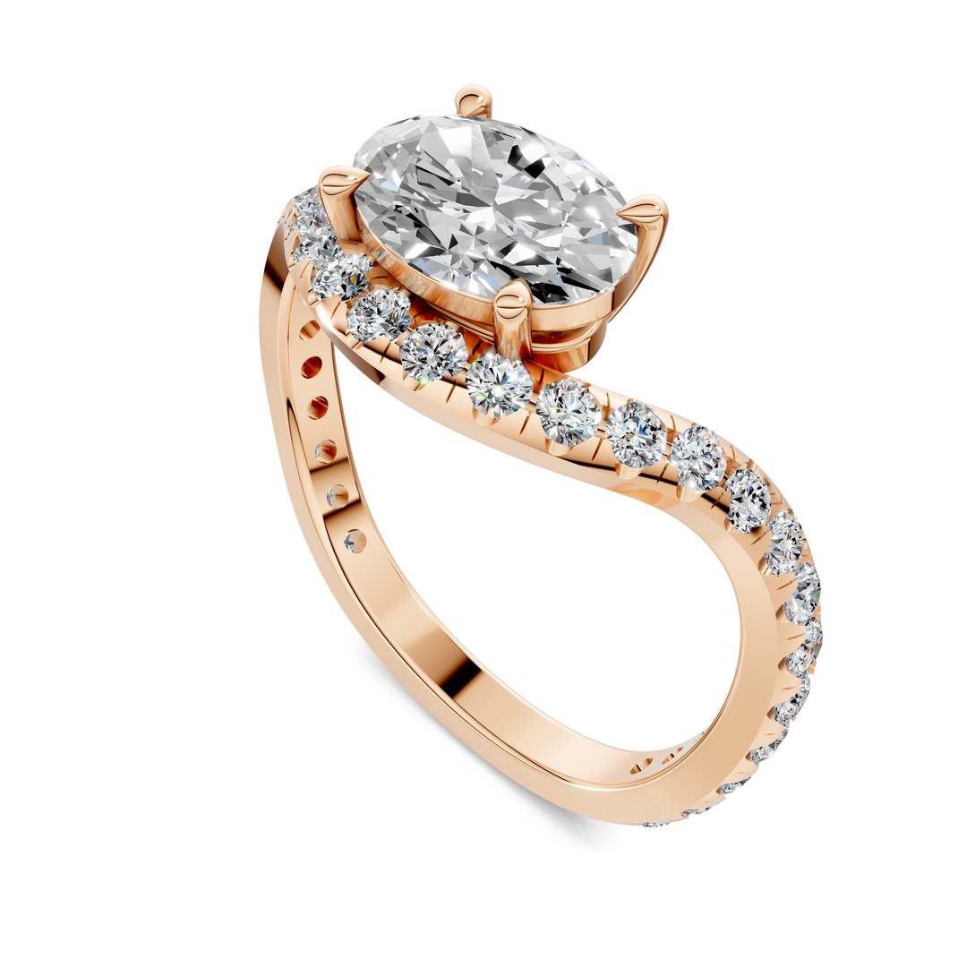 Lakeisha East-West Pavé Ring