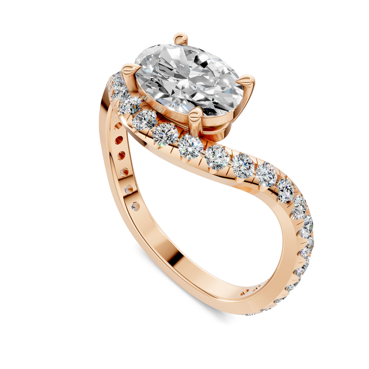 Lakeisha East-West Pavé Ring