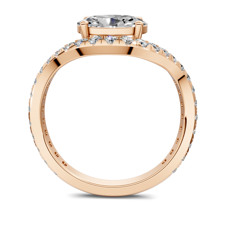 Lakeisha East-West Pavé Ring