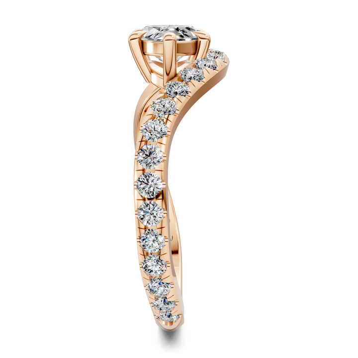 Lakeisha East-West Pavé Ring