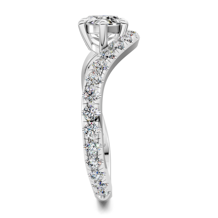 Lakeisha East-West Pavé Ring
