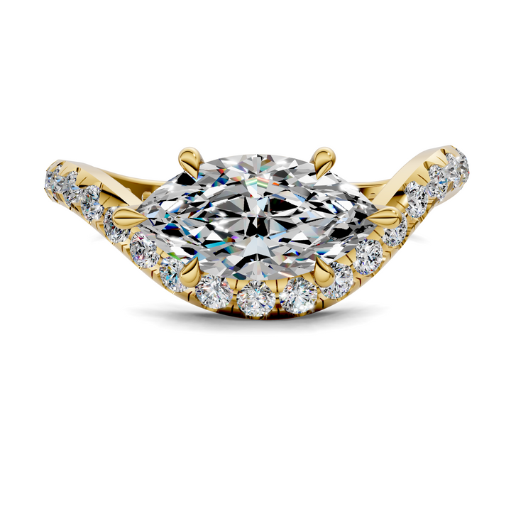 Lakeisha East-West Pavé Ring